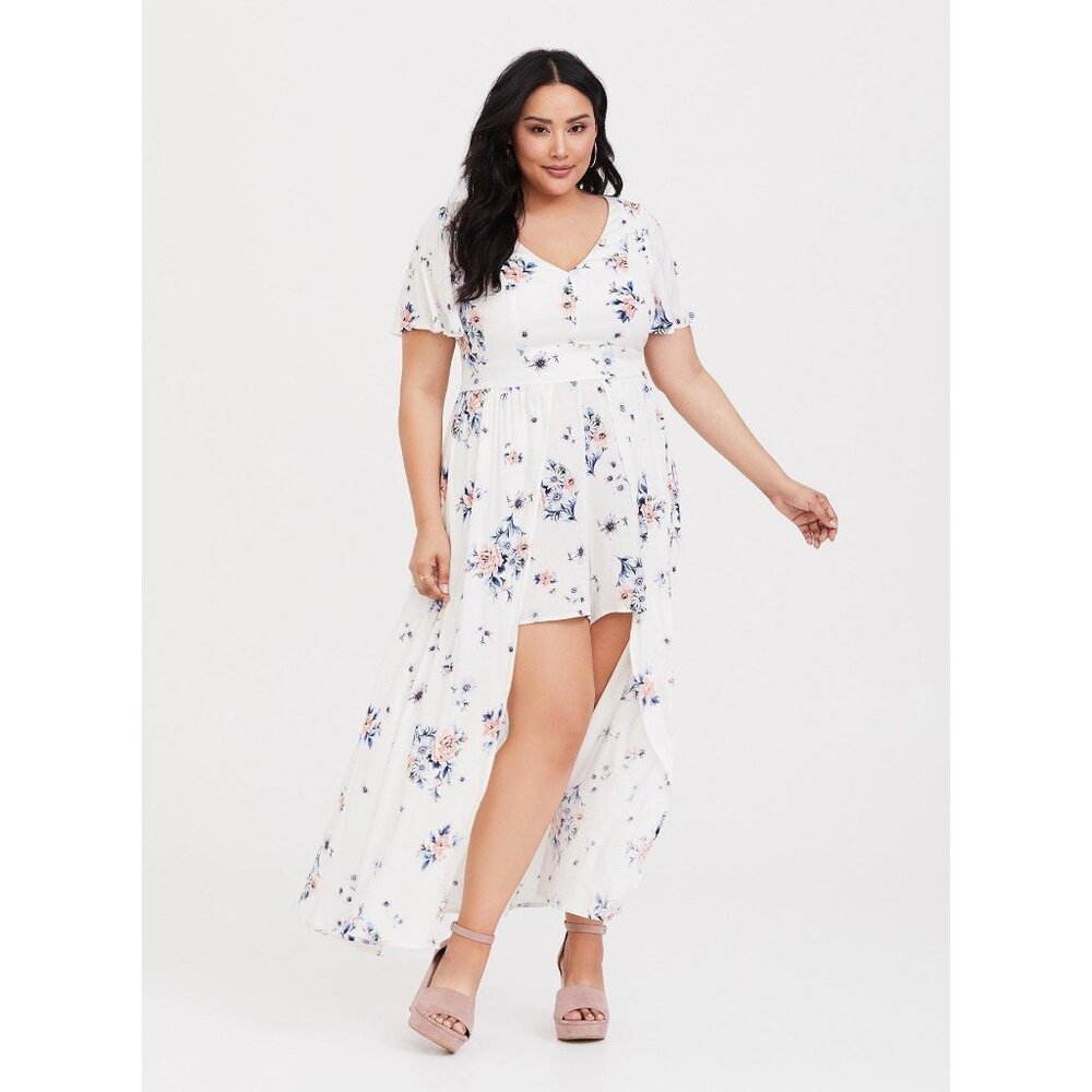 Torrid Maxi Challis Walk-Through Dress